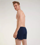 Sloggi Men's 1 Pack Go Natural Cotton Boxer Shorts - Blue