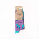 Bare Kind Socks - Save The Frog Bamboo Socks, Aqua