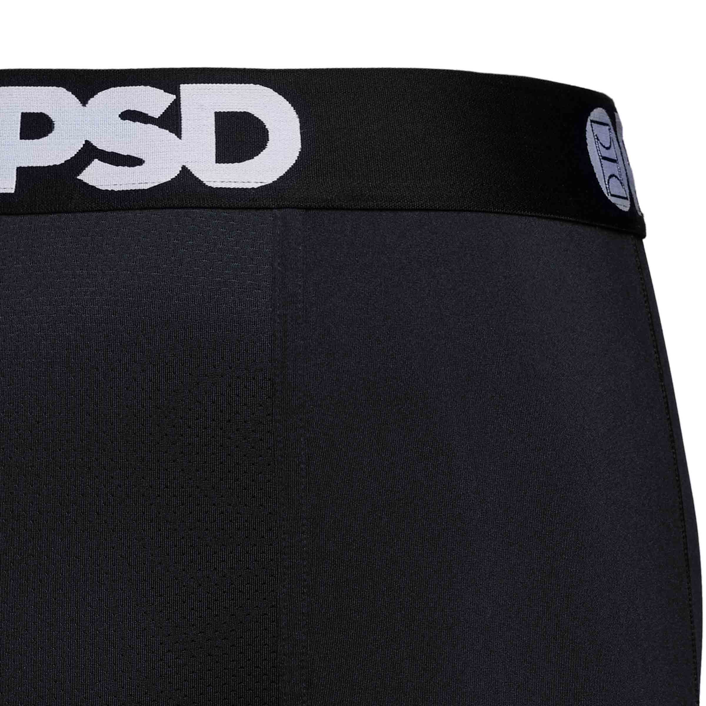 PSD Men's 1 Pack 7" Boxer Briefs - Black