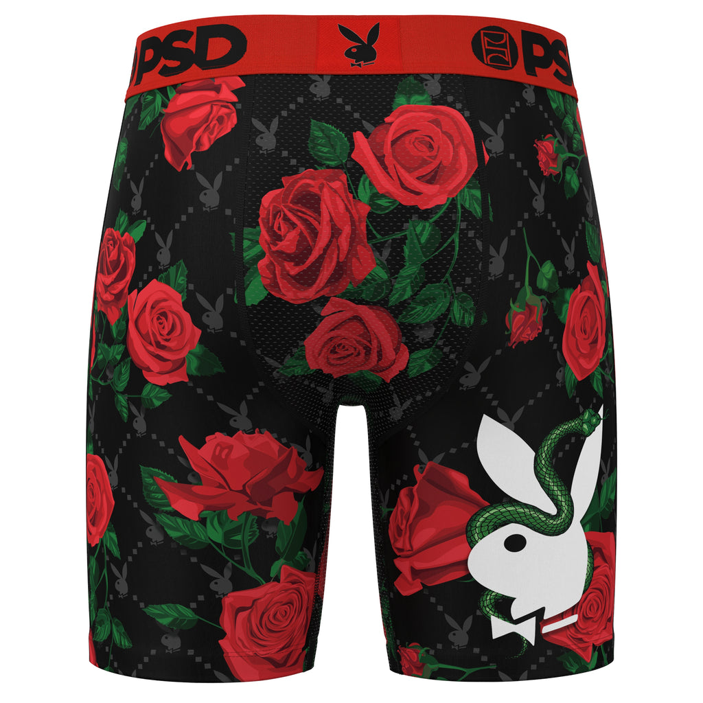 PSD Men's Playboy Slither 7" Boxer Briefs - Black Multi