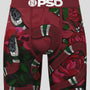 PSD Men's Kingsnake 7" Boxer Briefs - Burgundy