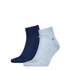 Tommy Hilfiger Men's Quarter Socks 2 Pack