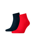 Tommy Hilfiger Men's Quarter Socks 2 Pack