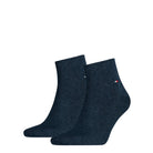 Tommy Hilfiger Men's Quarter Socks 2 Pack