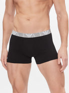 Emporio Armani 3 Pack Trunks Bold Monogram logo waistband - Black/Stone/Black