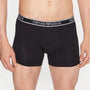 Emporio Armani 3 Pack Cotton Stretch Boxer Briefs - Black