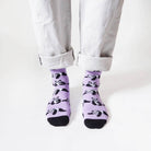 Bare Kind Socks - Save The Panda Bamboo Socks, Lilac