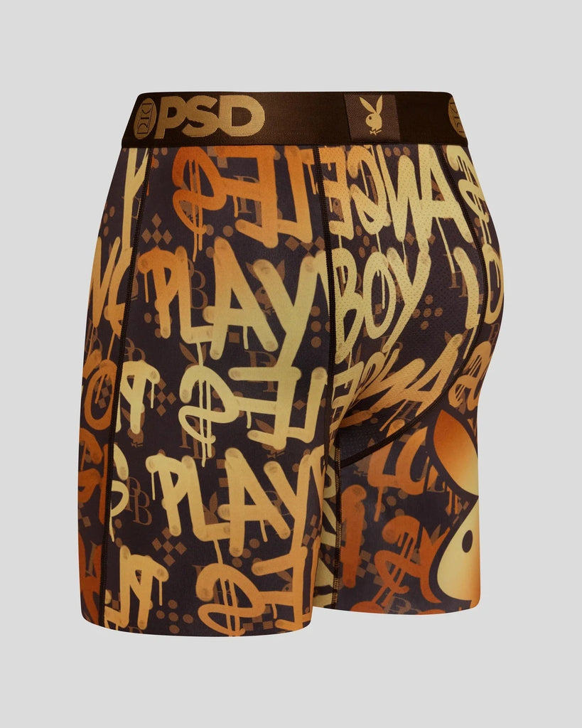 PSD Men's Playboy - Graffiti Luxe 7" Boxer Briefs