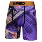 PSD Men's 3 Pack 7" Boxer Briefs - Purple & Gold