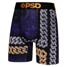 PSD Men's 3 Pack 7" Boxer Briefs - Purple & Gold