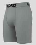 PSD Men's 1 Pack 5" Boxer Briefs - Solids Gun Metal