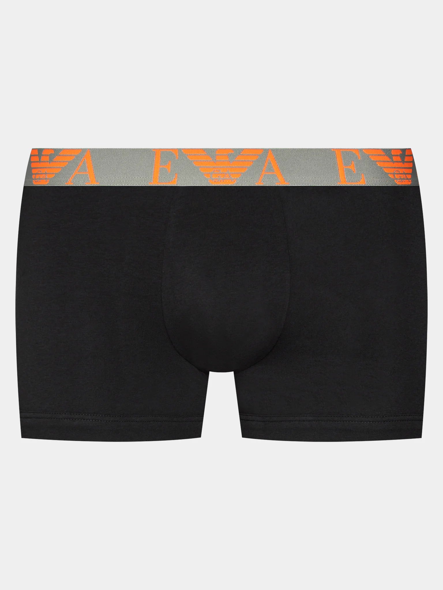 Emporio Armani 3 Pack Trunks Bold Monogram logo waistband - Black Multi