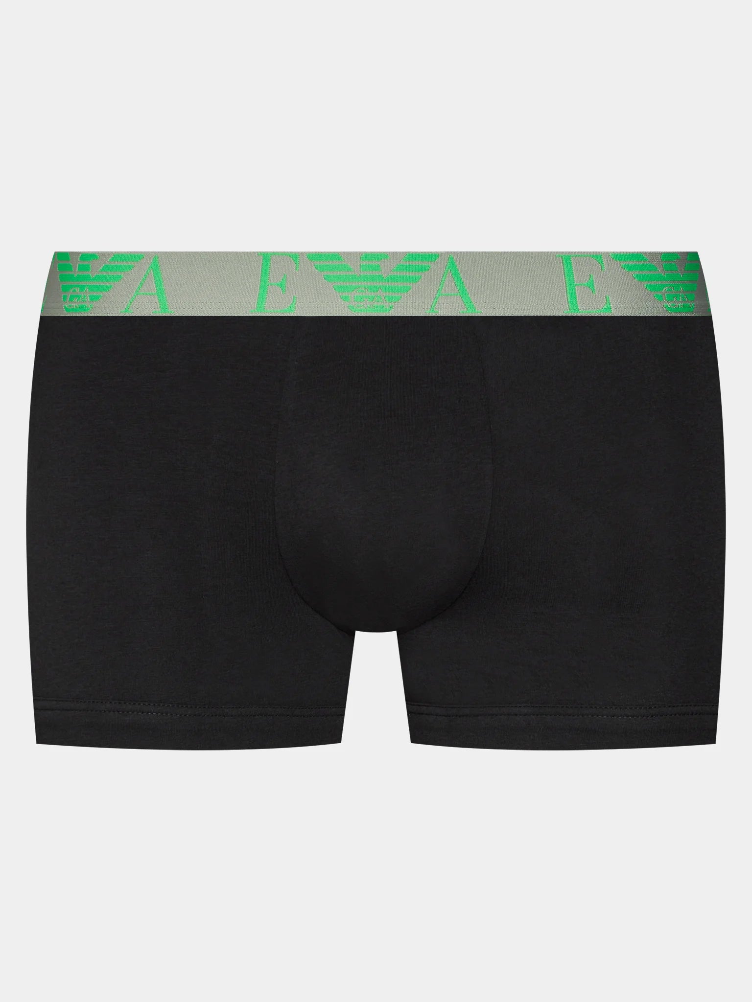 Emporio Armani 3 Pack Trunks Bold Monogram logo waistband - Black Multi