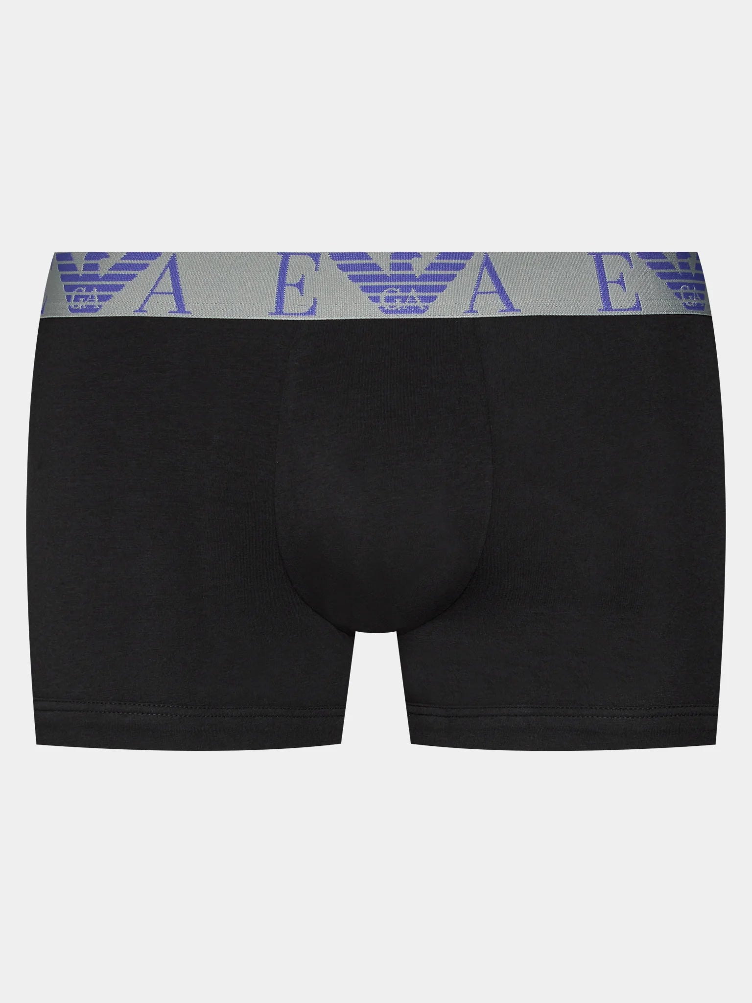 Emporio Armani 3 Pack Trunks Bold Monogram logo waistband - Black Multi