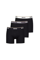 Boss 3 Pack of Stretch Cotton Boxer Briefs - Black Multi