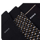 BOSS Monogram Logo Regular Length 4 Pack Socks Gift Set - Black