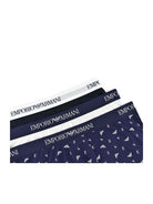 Emporio Armani 3 pack 100% Cotton Boxers - Navy/Black/White