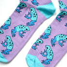 Bare Kind Socks - Save The Frog Bamboo Socks, Aqua