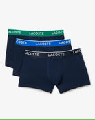 Lacoste 3-Pack Logo Waist Trunks - Navy Multi / I7P