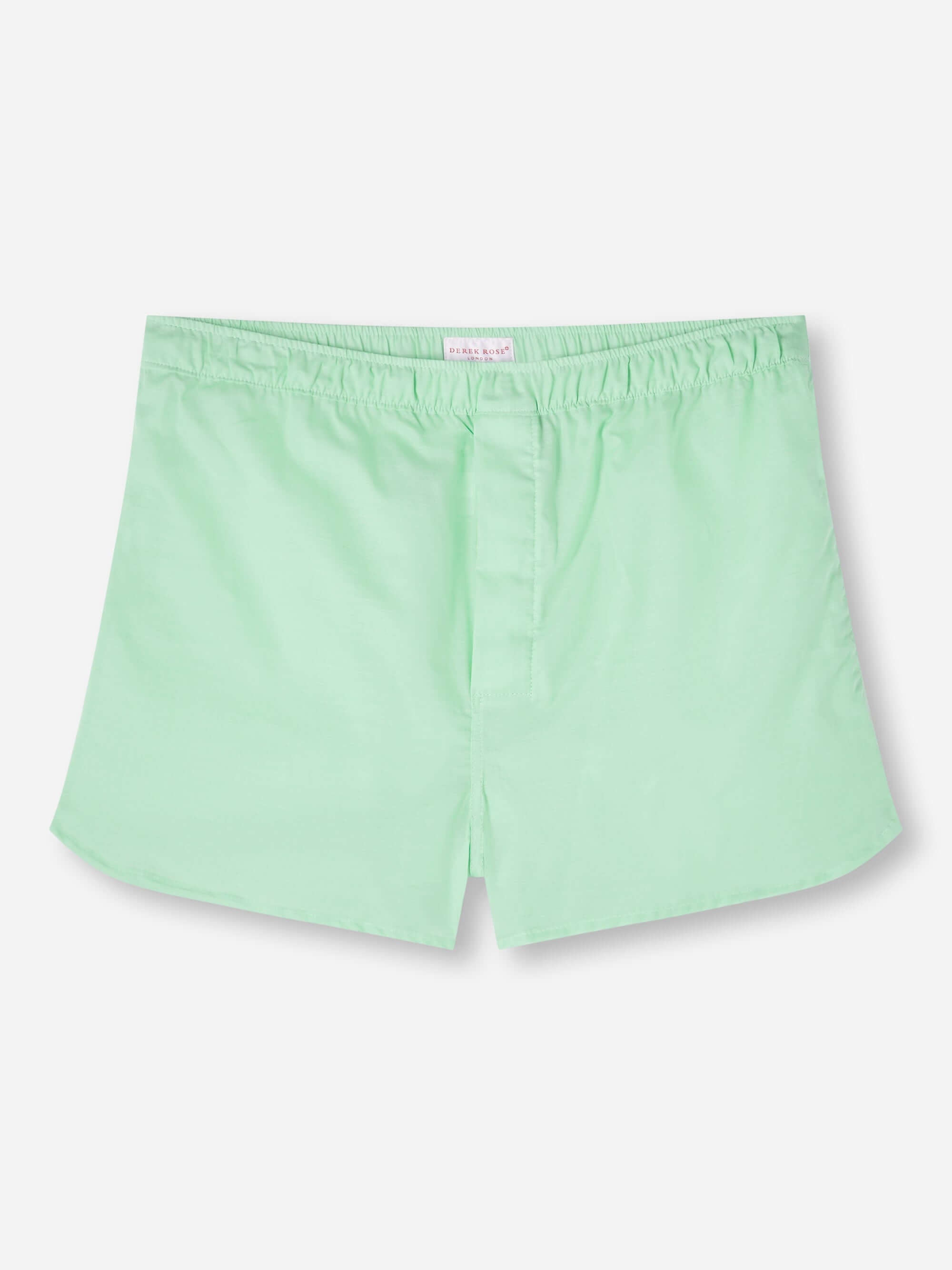 Derek Rose Men's Classic Fit Boxers -Amalfi Cotton Batiste Mint