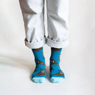 Bare Kind Socks - Save The Walrus Bamboo Socks | Navy