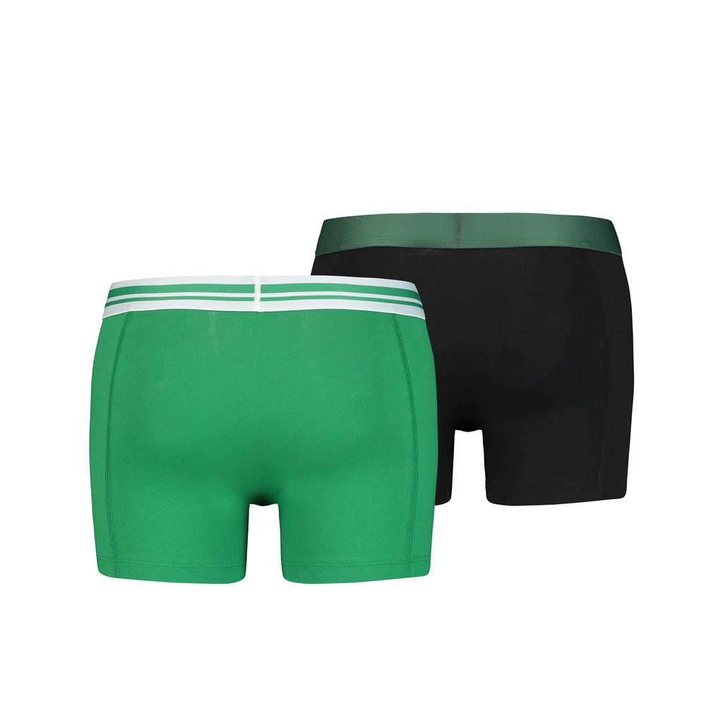 Puma Placed Logo Men's Boxer Underwear 2 Pack - Green