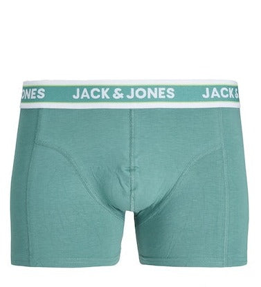 Jack & Jones Jacconnor 5 Pack Cotton Stretch Trunks - Multi Colour