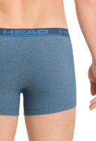 Head Mens 2 Pack Cotton Stretch Boxer Briefs - Blue Heaven Underwear