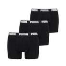 PUMA Men's Everyday Boxers 3 Pack - Black