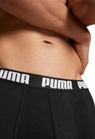 PUMA Men's Everyday Boxers 3 Pack - Black