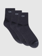 Calvin Klein 3 Pack Short Socks - One Size