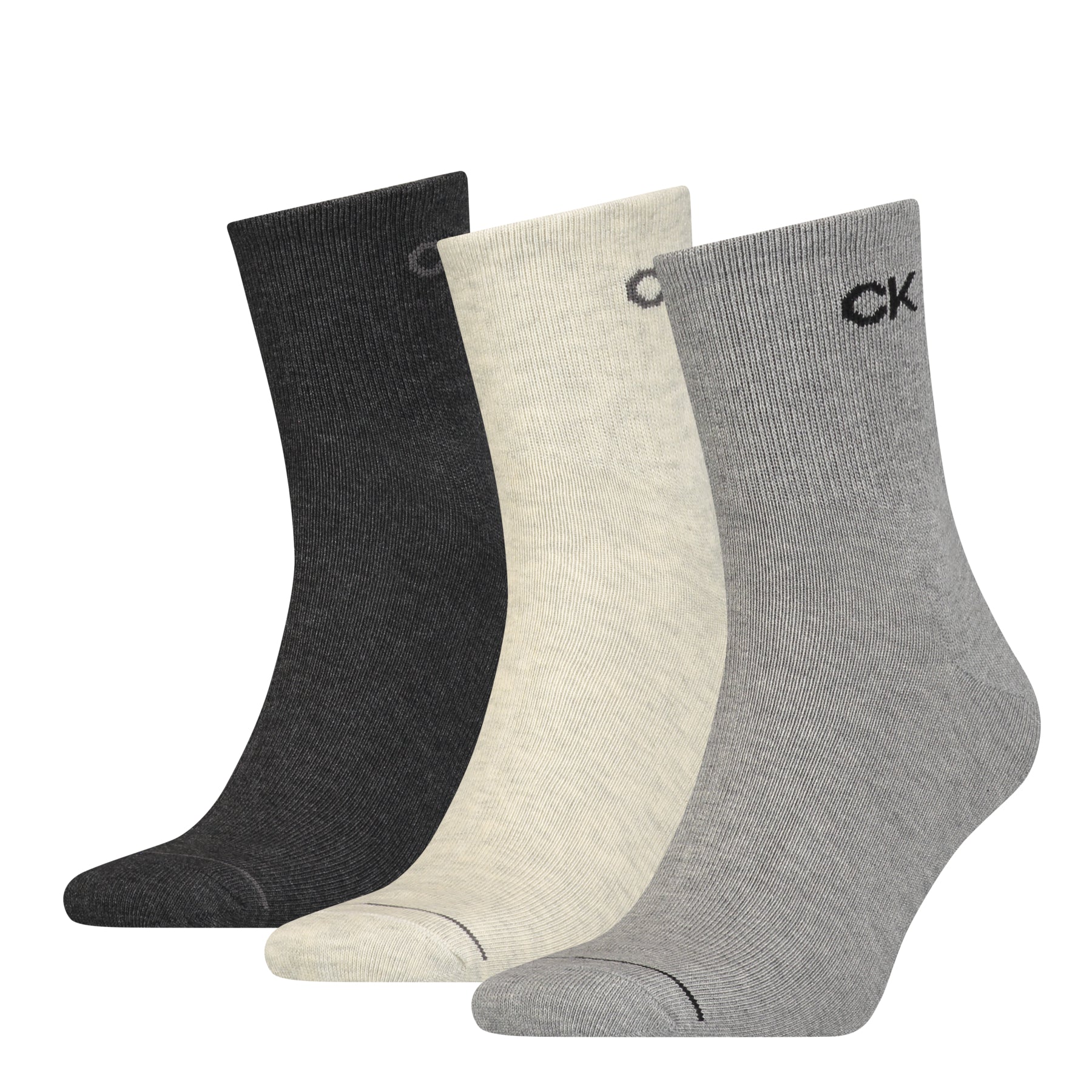 Calvin Klein 3 Pack Short Socks - One Size