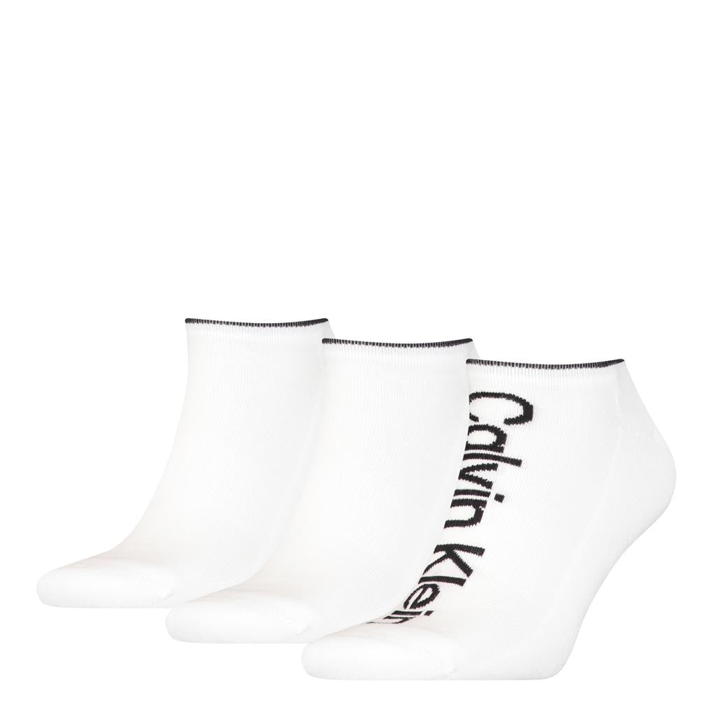 Calvin Klein Men's 3 Pack Sneaker Athleisure Socks - One Size