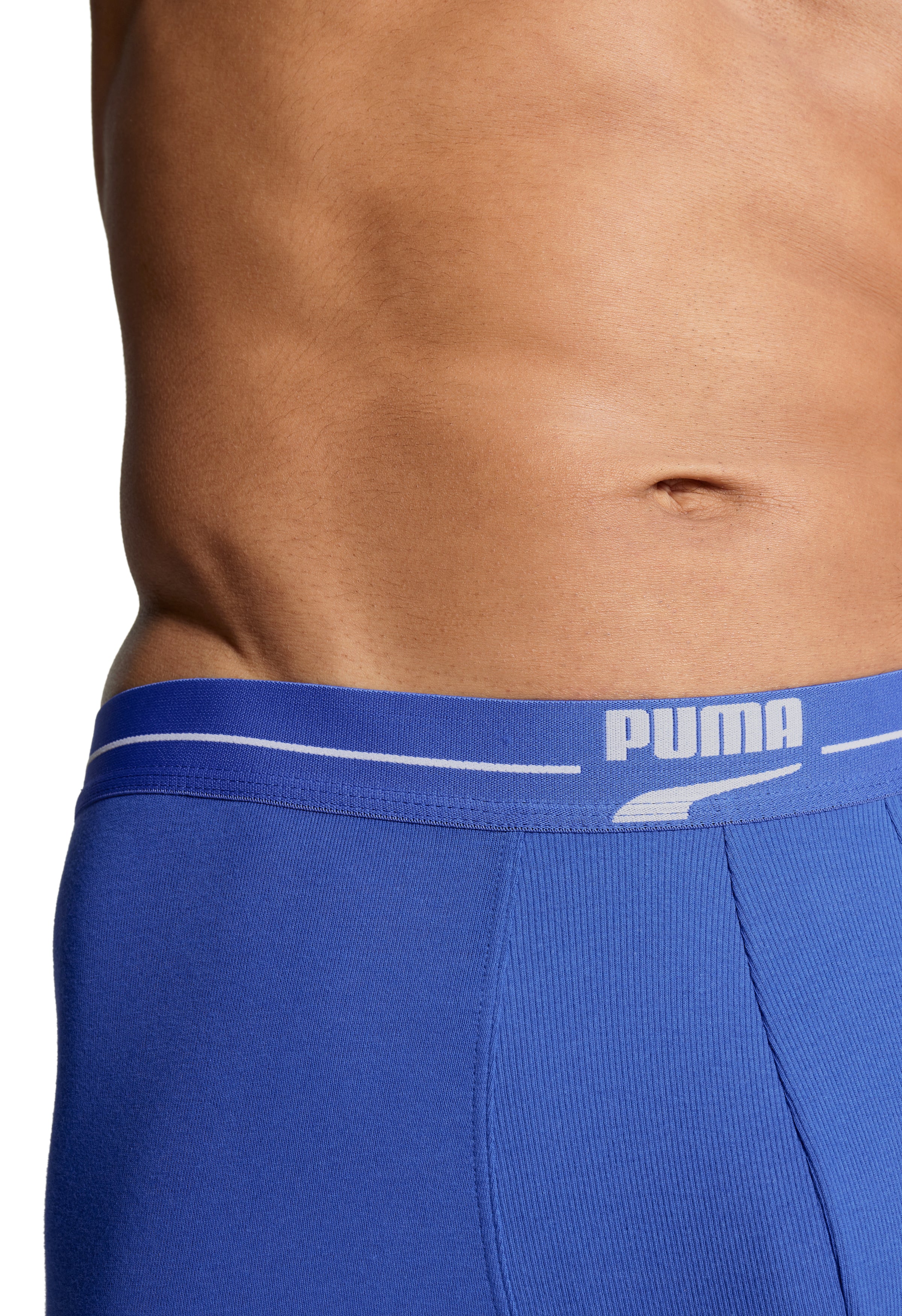 Puma Men Gentle Retro 2 Pack Boxers - Benjamin Blue