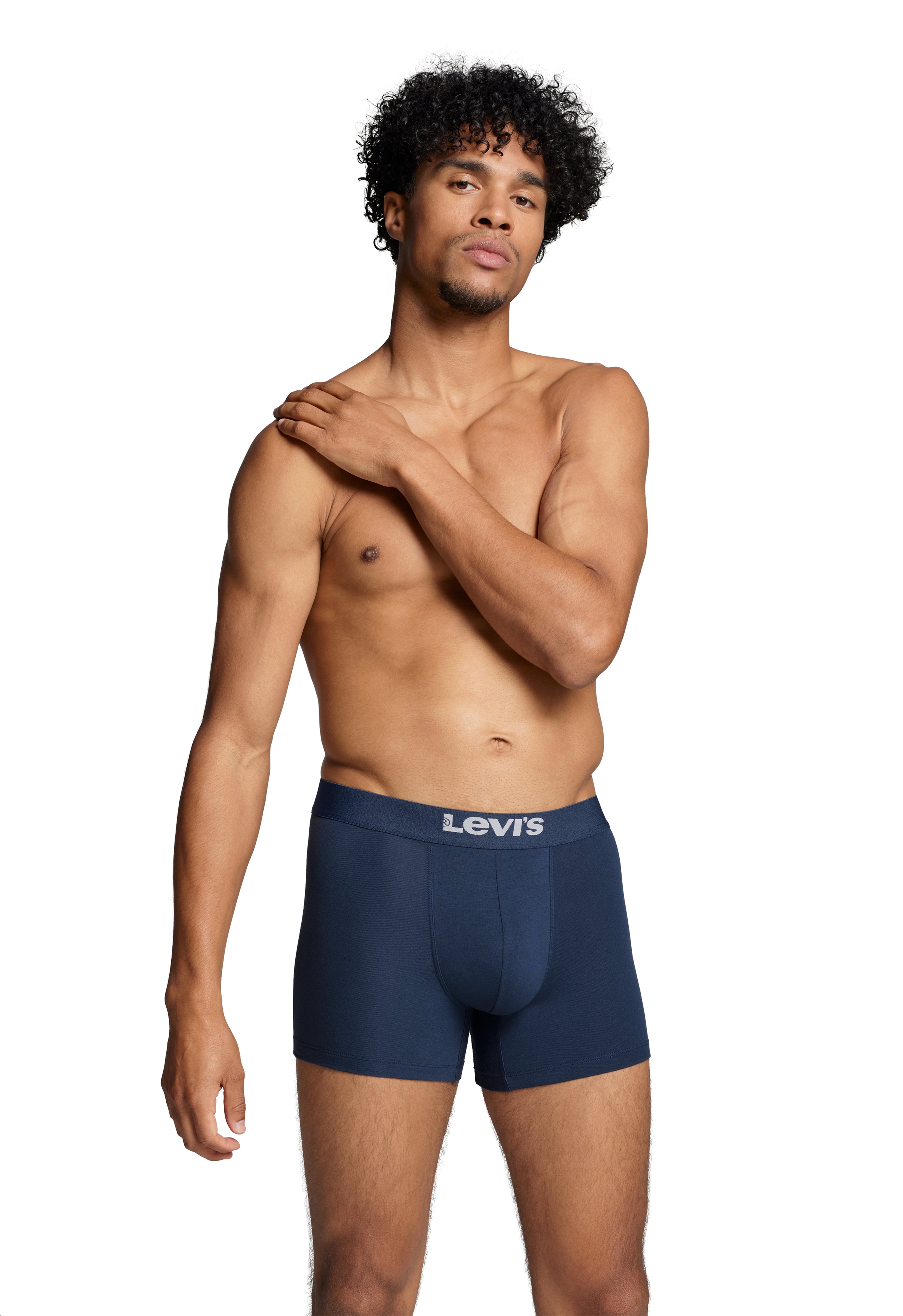 Levi's 2 pack Solid Organic Cotton Boxer Briefs - Navy