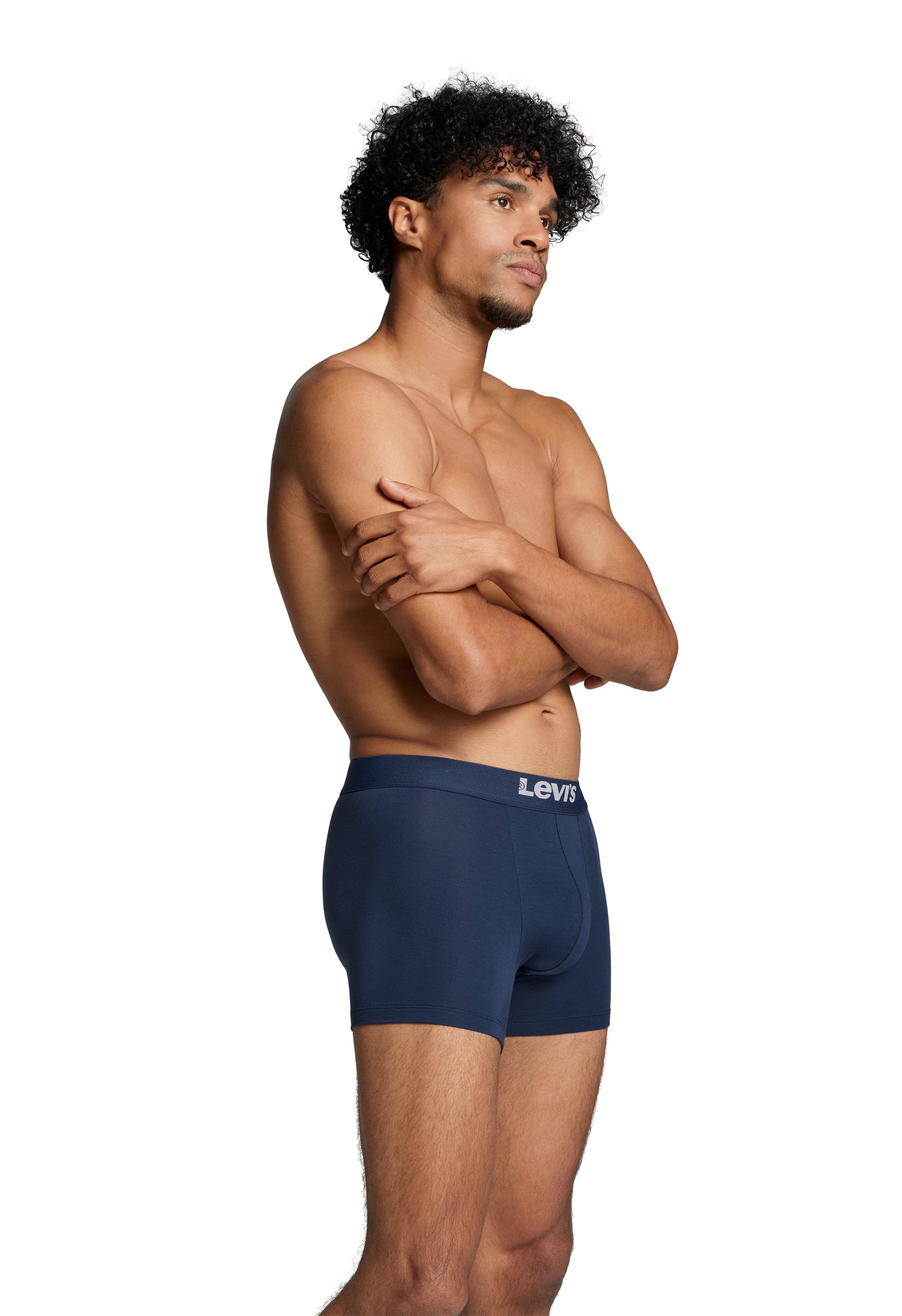 Levi's 2 pack Solid Organic Cotton Boxer Briefs - Navy