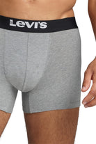 Levi's 2 pack Solid Organic Cotton Boxer Briefs - Grey Melange