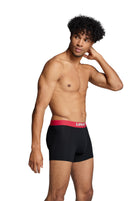 Levi's 2 pack Solid Organic Cotton Boxer Briefs - Black/Red