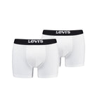 Levi's 2 pack Solid Organic Cotton Boxer Briefs - White