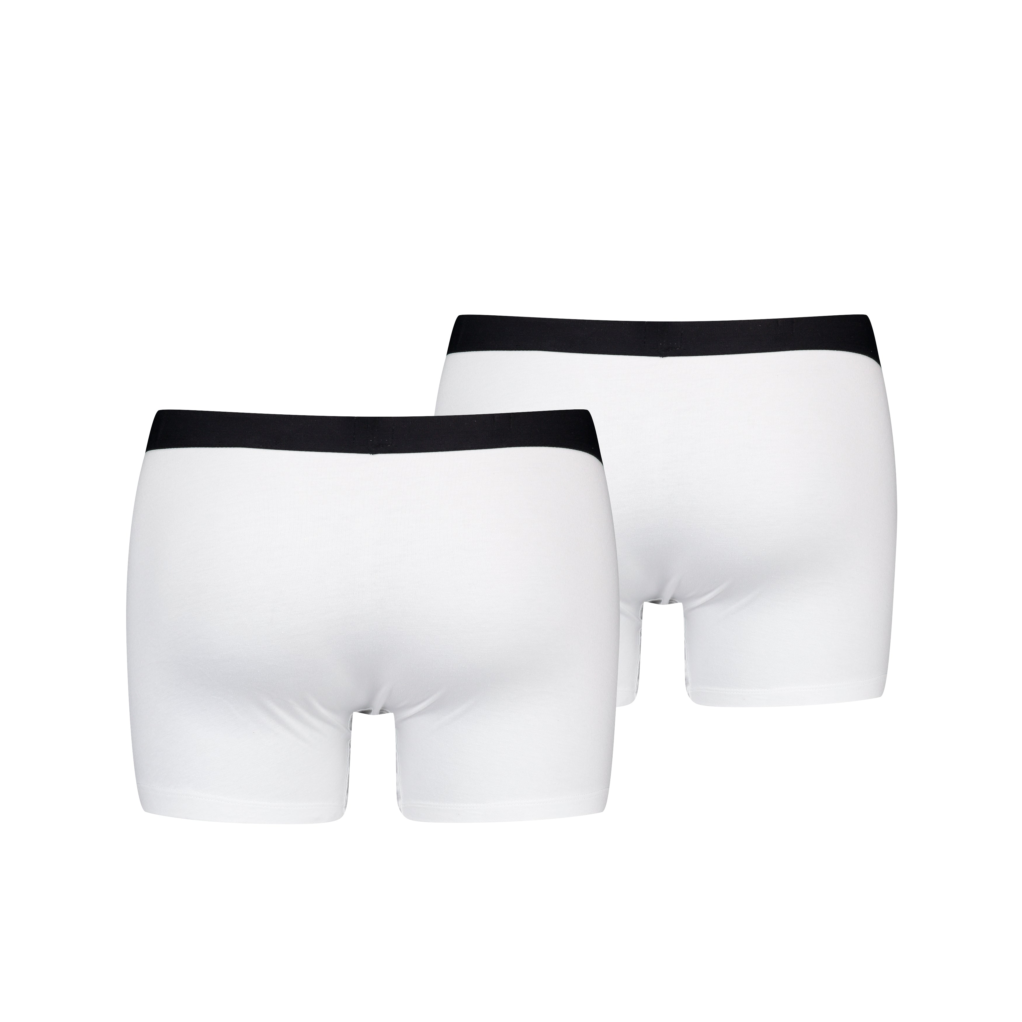 Levi's 2 pack Solid Organic Cotton Boxer Briefs - White