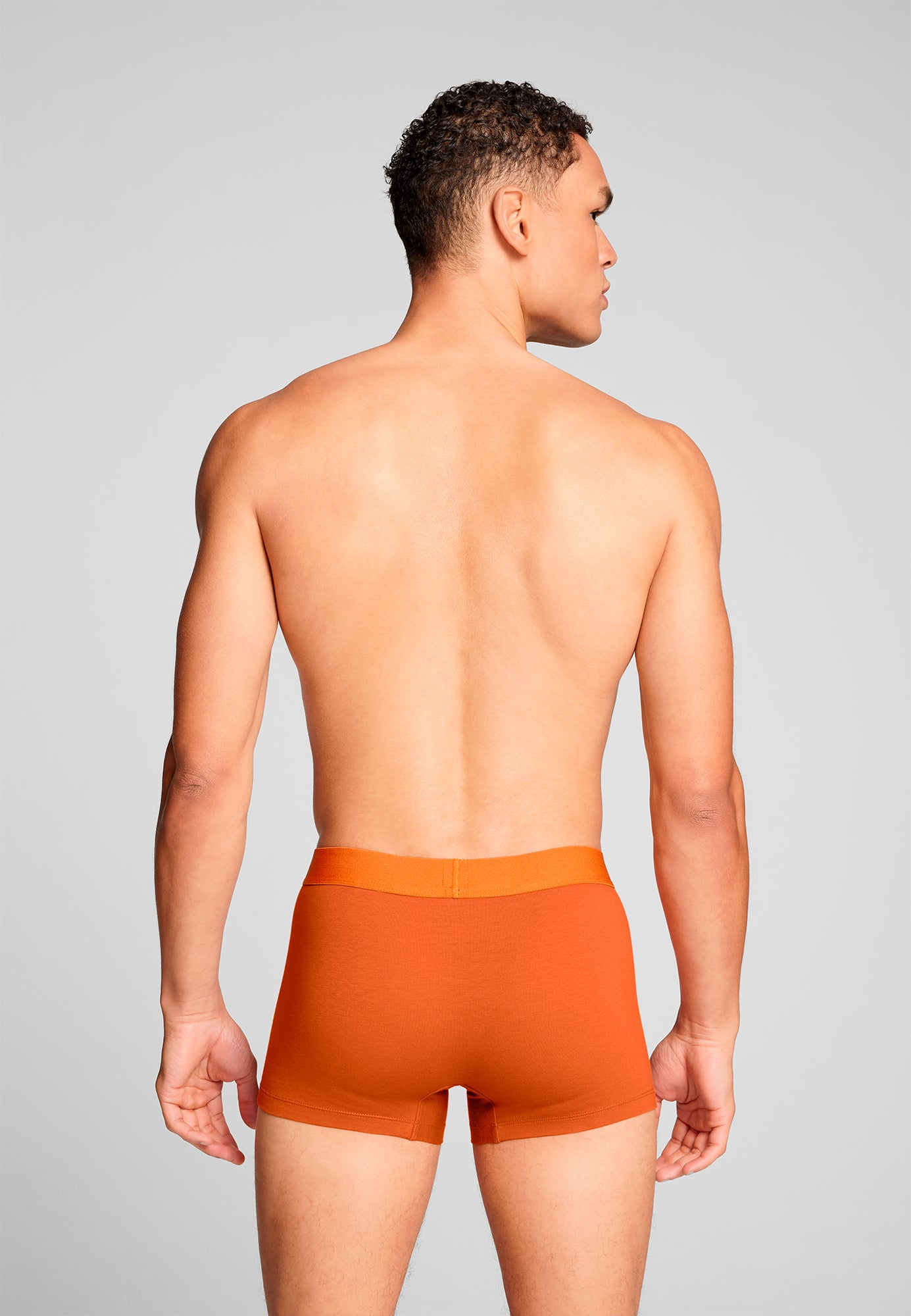 Levi's 2 pack Solid Organic Trunks - Orange / Navy