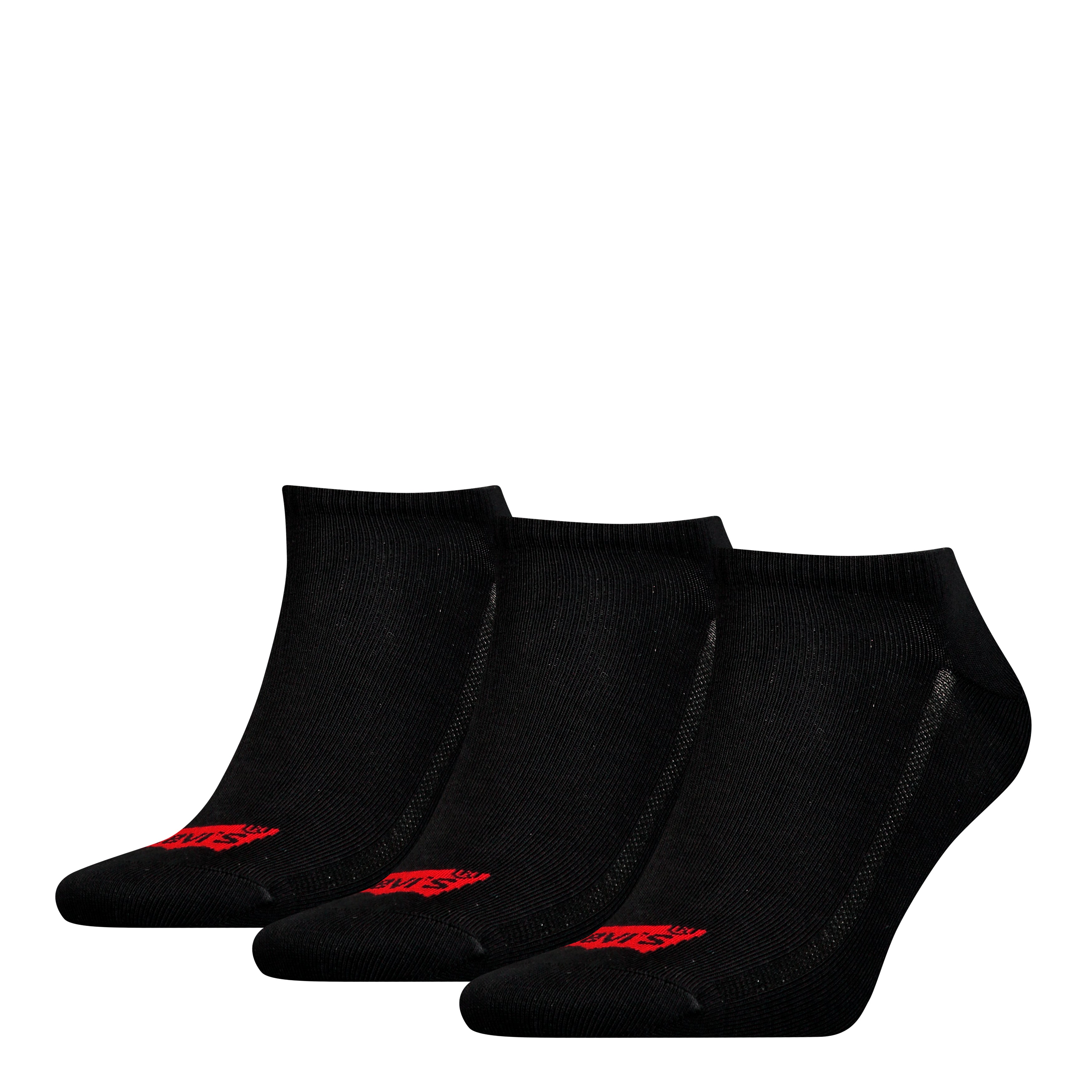 Levi's Low Cut Batwing Logo 3 Pack Recycled Cotton Socks