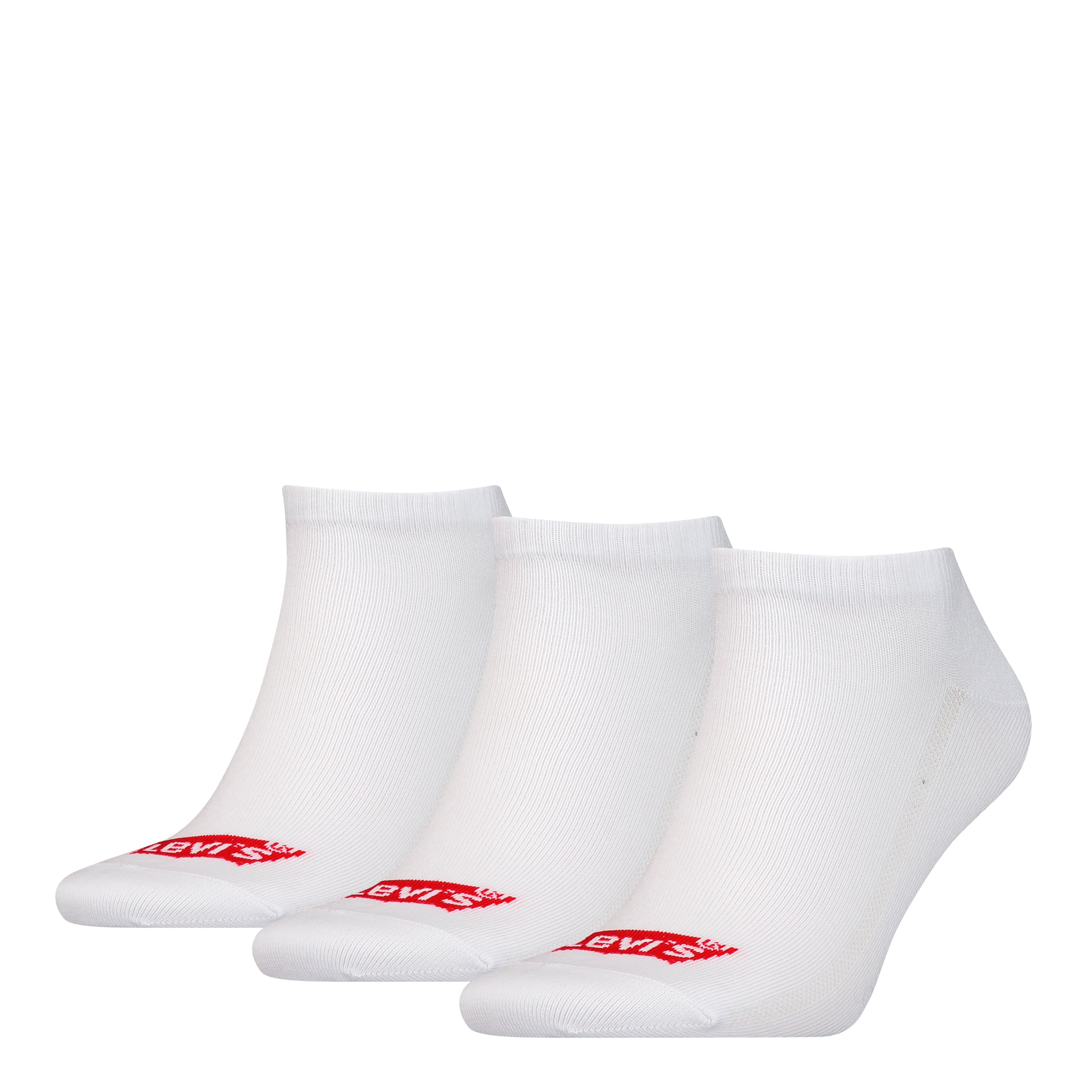 Levi's Low Cut Batwing Logo 3 Pack Recycled Cotton Socks