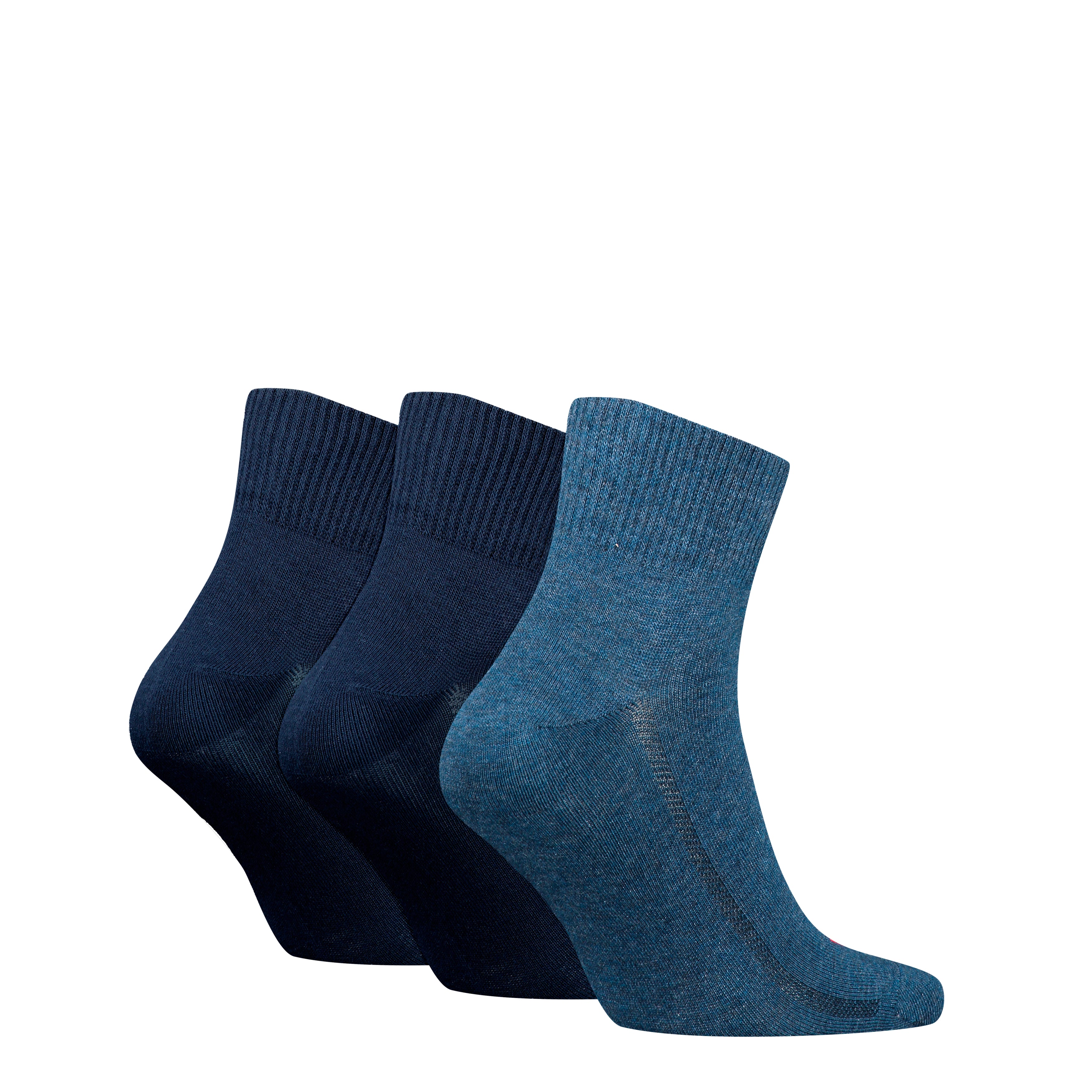 Levi's Mid Cut Batwing Logo 3 Pack Recycled Cotton Socks