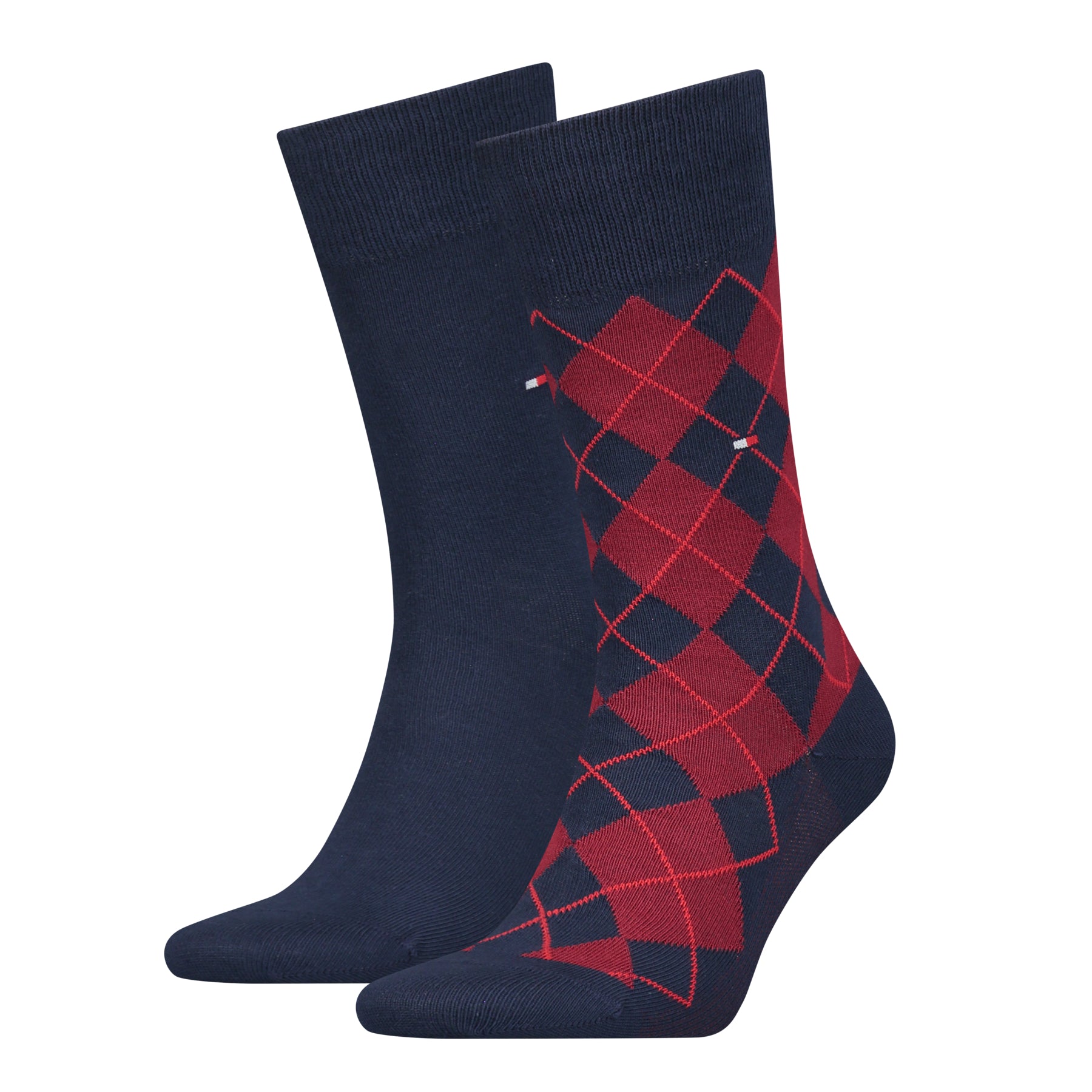 Tommy Hilfiger Men Socks 2 Pack Argyle