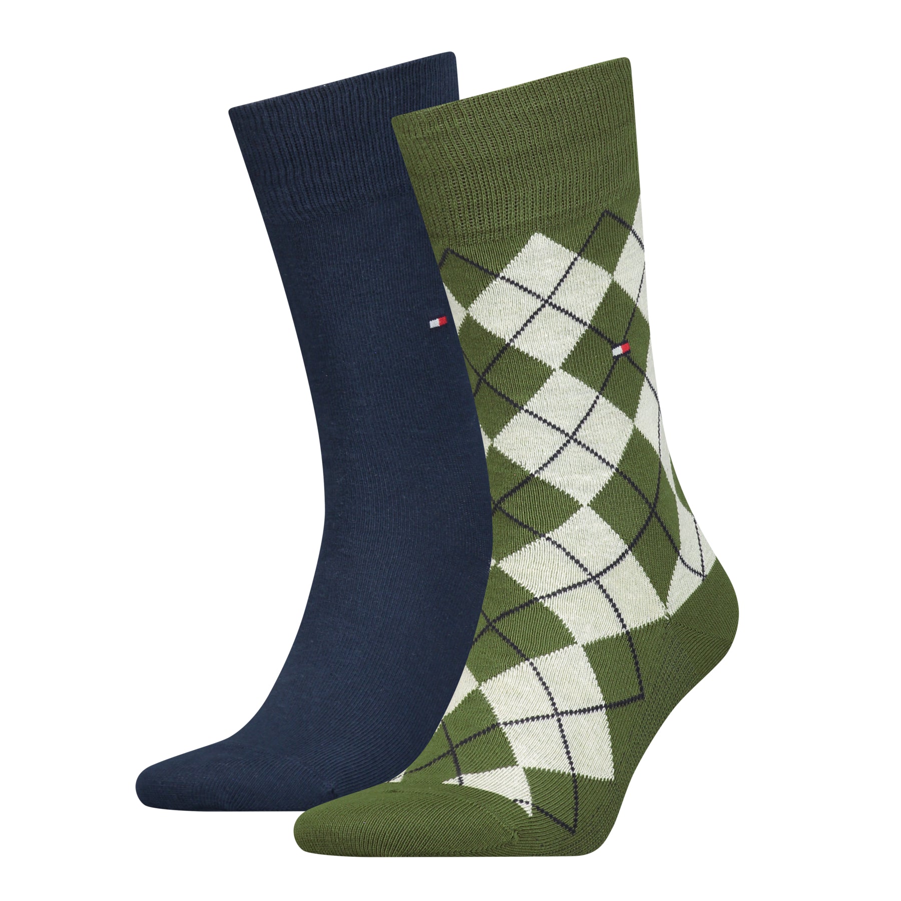 Tommy Hilfiger Men Socks 2 Pack Argyle