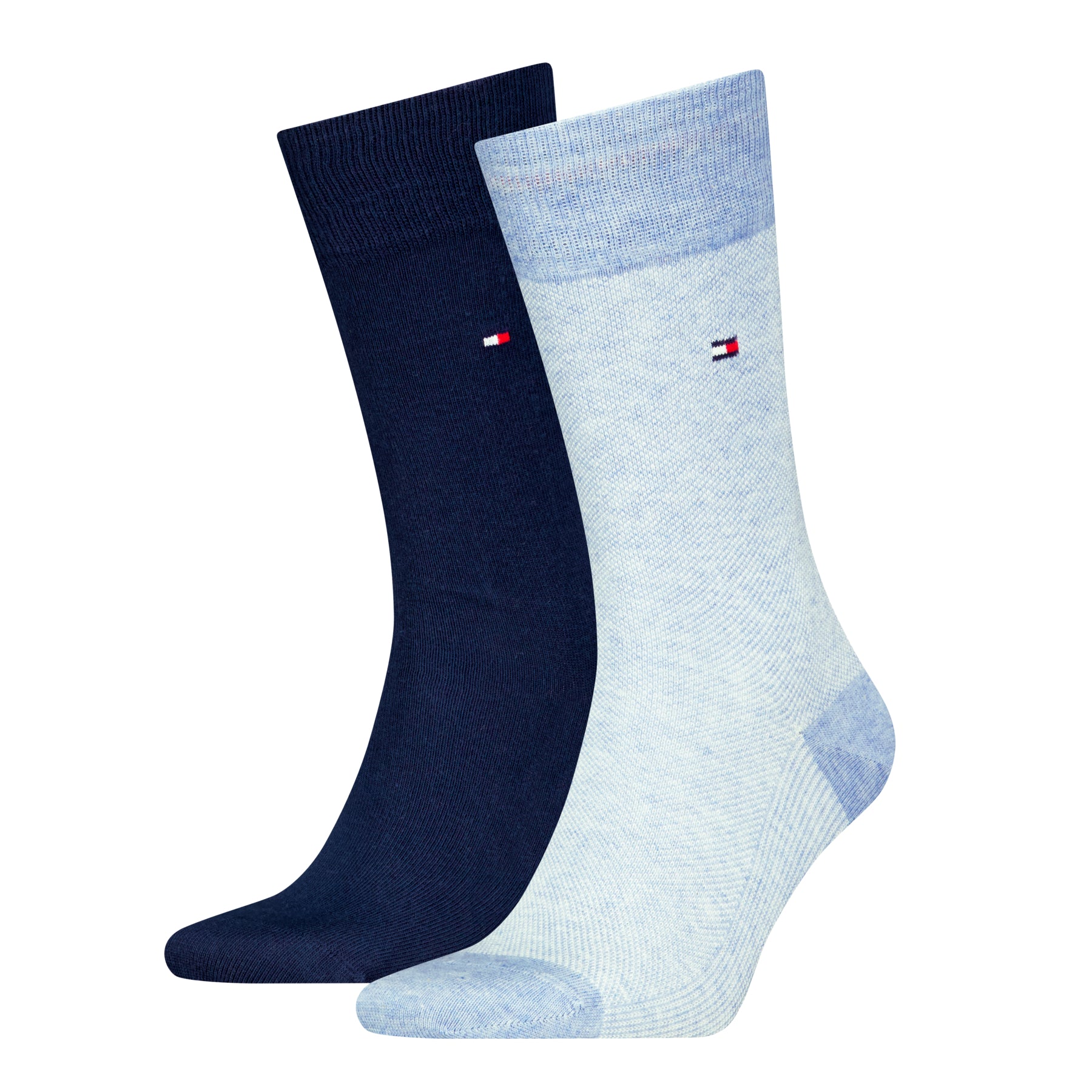 Tommy Hilfiger Men's 2 Pack Classic Birdseye Pattern Socks