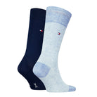 Tommy Hilfiger Men's 2 Pack Classic Birdseye Pattern Socks