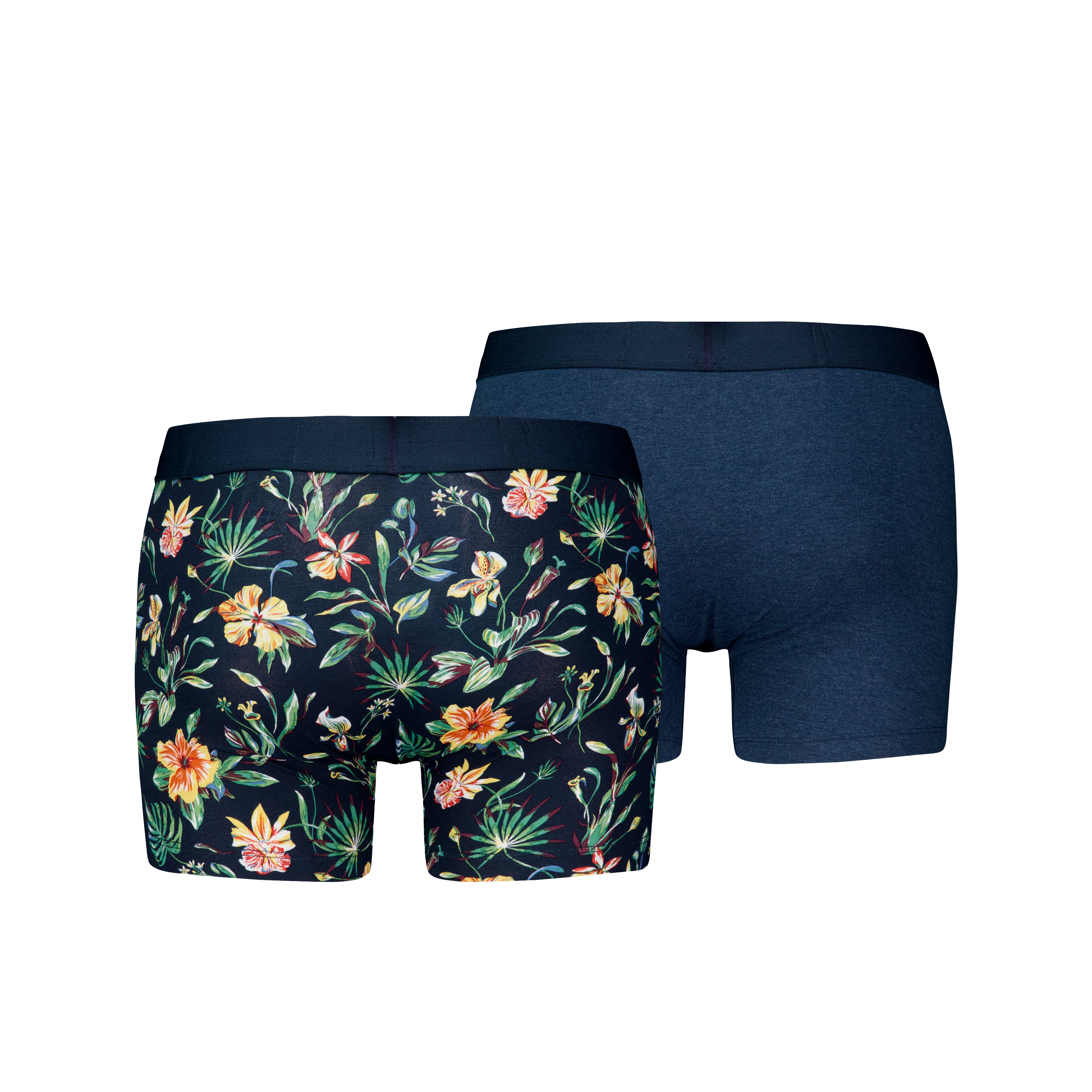 Levi's 2 pack Flower AOP Boxer Briefs - Blue Combo