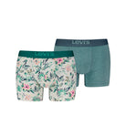 Levi's 2 pack Flower AOP Boxer Briefs - Marshmellow/Green